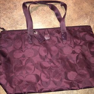 Coach Duffel and Cosmetics Bag